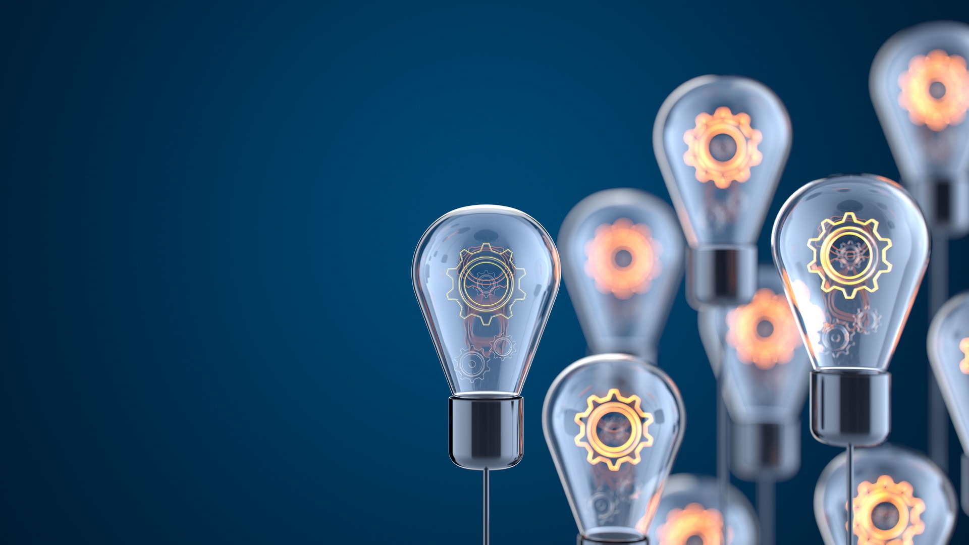 Innovation and new ideas lightbulb concept